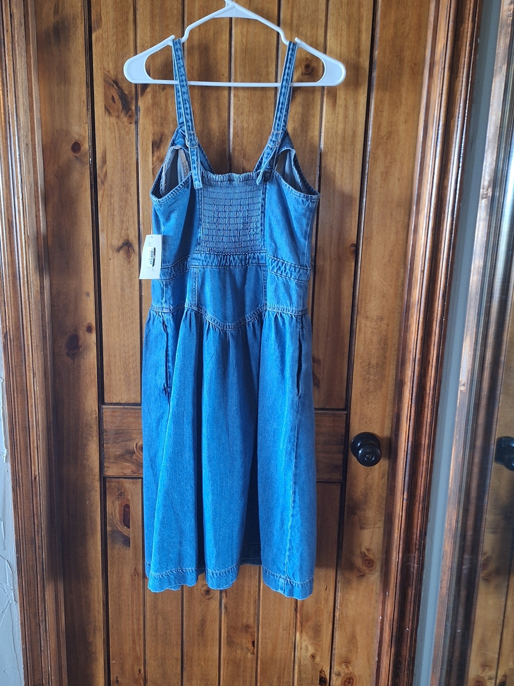 Universal Thread Blue Denim Button-Front Sundress - Picture 3 of 6